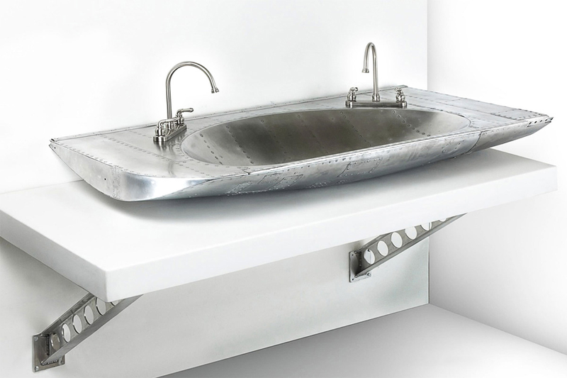 Illustration for article titled 13 Designs That Bring Reclaimed Airplane Parts Into Your Home
